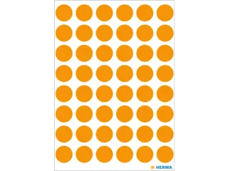 HERMA 1864 Multipurpose etiketten Rond 13mm Fluor Oranje 240 stuks - 2