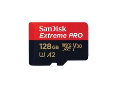 Extreme PRO microSDXC 128GB+SD Adapter A