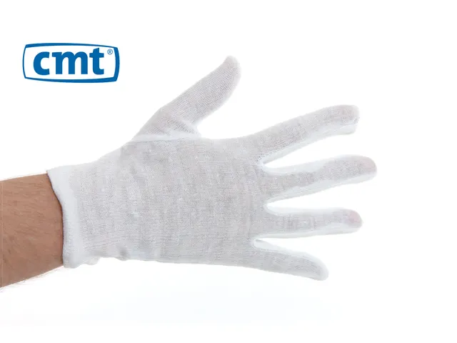 CMT Handschoenen Katoen 25cm Large Wit 50x12 paar