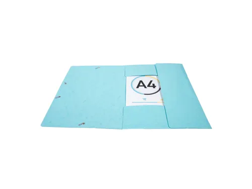 Elastomap A4 3 Kleppen Gelamineerd Glanskarton 600gr Assorti