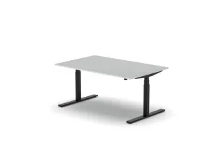 Elektrisch ihv bureau,HxBxD 650-1310x1600x1000mm,blad wit - 1