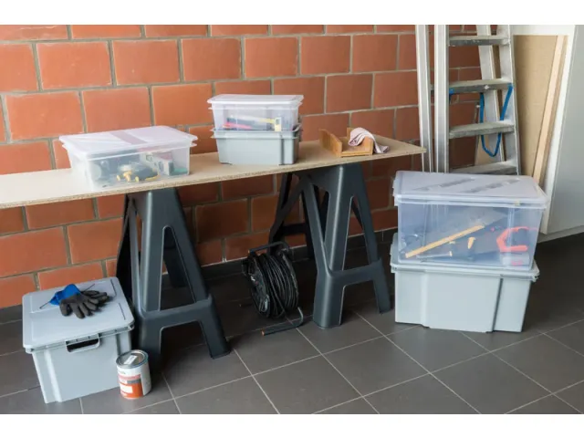 Crownest Opbergbox 17 liter Transparant