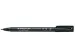 Viltstift Staedtler OHP Lumocolor 318 Fijn 0.6mm Zwart