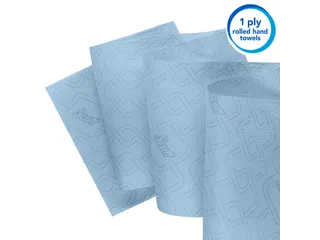Handdoekrol Scott Essential 1-laags 350m blauw 6692 - 6
