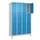 lockerkast,HxBxD 1950x1200x500mm,4x3vakken,vak B 300mm,cil.-slot