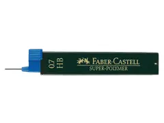 Potloodstift Faber-Castell HB 0.7mm super-polyme koker à 12 stuks