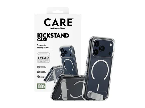 PanzerGlass CARE by Case Transparent w. Kickstand & MagSafe iPho