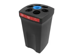 Bekerbak Envirocupxl Plastic Cups Zwart Rood