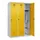 locker,HxBxD 1850x1200x500mm,3vak,vak B 400mm,draaigrendel