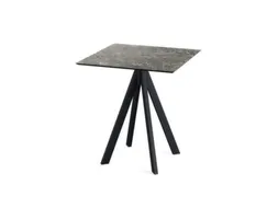 bistrotafel,HxBxD 730x700x700mm,rechthoekig,4voeten zwart