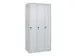 armoire vestiaire noir et blanc,HxlxP 1850x900x500mm,3compart.