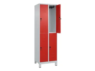 dubbeldekse locker,HxBxD 1950x600x500mm,2x2vak.,vak B 300mm - 2