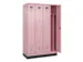 locker voor scheiding van kleding,HxBxD 1950x1200x500mm,4vak