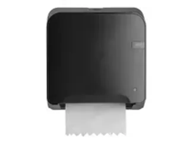 OUTLET Euro 441159 Handdoekdispenser Zwart Quartz mini matic XL