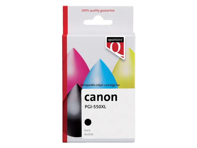 Inkcartridge Quantore alternatief tbv Canon PGI-550XL zwart HC