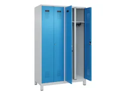 locker voor scheiding van kleding,HxBxD 1950x1200x500mm,4vak