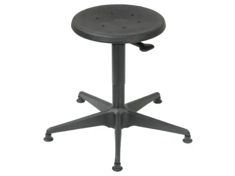 Esd Draaikruk Glijders Kunststof Afdekking 380-520mm Pu Zwart