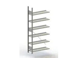 Inhaakstelling Aanslagrand Aanbouwveld 2200x1000x300mm 6legborden