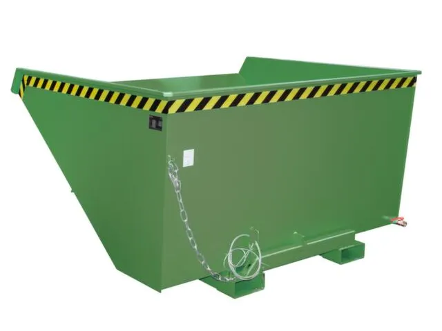 Kiepbak voor spaanders,HxLxB 1095x1720x1870mm,2,1m³,draagverm. 1500kg