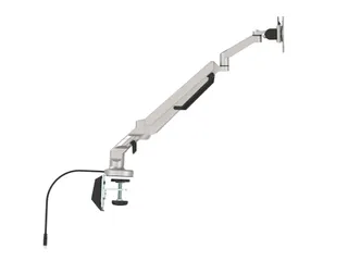 Dubbele monitorarm incl. USB poorten Grijs - 2