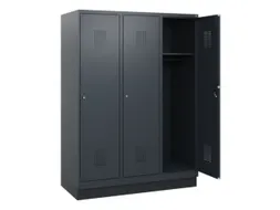 schoollocker,HxBxD 1630x1200x500mm,3vak,vak B 400mm,cil.-slot,sokkel
