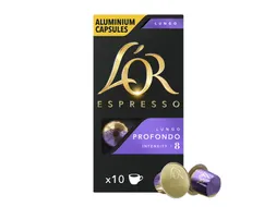 Koffiecups L'Or espresso Lungo Profondo 10 stuks