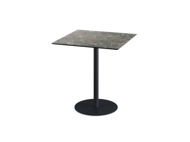 bistrotafel,HxBxD 730x700x700mm,rechthoekig,schotelvoet zwart