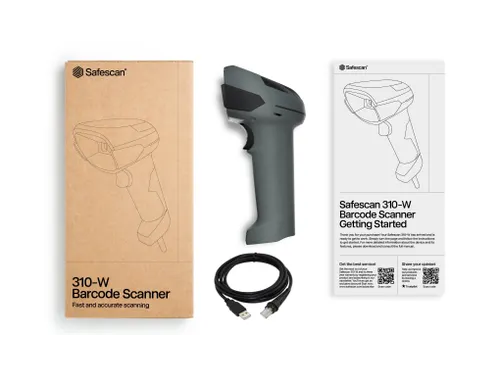 Safescan 310-W Barcodescanner 1D en 2D barcodes USB-A