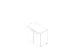 kantoorkast,HxBxD 730x800x450mm,1xhouten vloer,2ordnerhoogte,romp wit