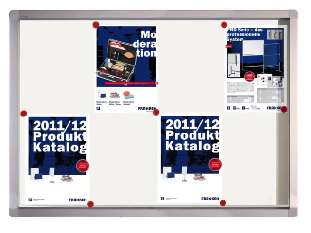 Vitrine Binnen En Buiten 8xa4 Schrijfbord 700x980x45mm