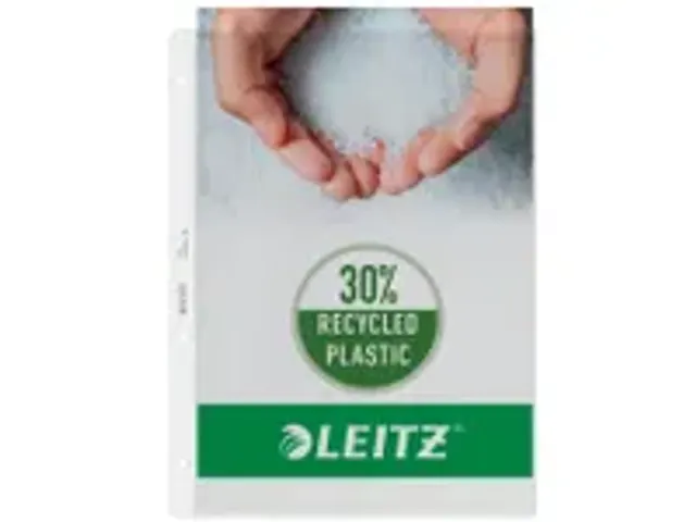 OUTLET Showtas Leitz 4740 A4 4-gaats 0.12mm PP transparant 100 stuks