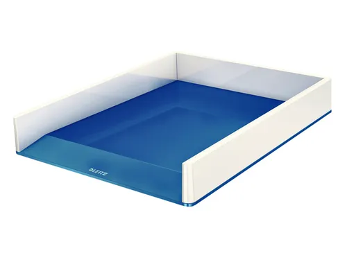 Brievenbak Leitz WOW wit/blauw C4 A4+