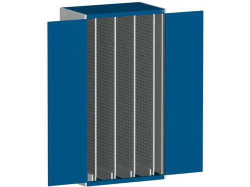 verticale kast,HxBxD 2000x1050x650mm,deur m. perforaties
