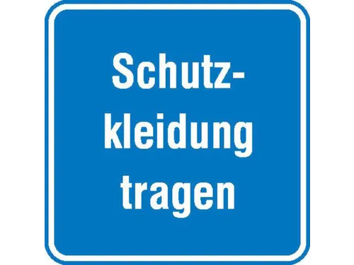 aanwijzingsbord,Veiligheidskleding dragen,aluminium gemerkt,gemoffeld