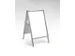 Stoepbord Seco A-frame A2 32mm zilver weersbestendig