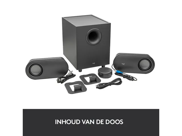 Logitech Z407 Bluetooth computerspeakers met subwoofer Draadloos