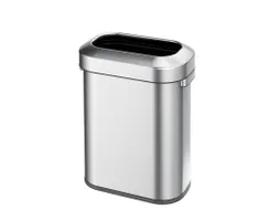 Urban Open Top Afvalbak 60 Liter Mat RVS