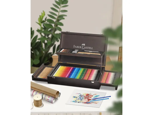 Kleurpotloden Faber-Castell Art&Graphic houten kist