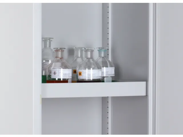 legbak,v. gif-/chemicaliënkast,v. kast BxD 600x570mm