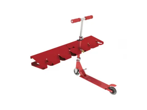 Steprek L 990mm eenzijdig RAL3004 6 steppen