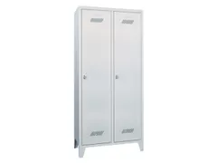 locker,HxBxD 1850x800x500mm,2vak,vak B 400mm,RAL7035,front RAL7035
