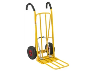 steekwagen,draagverm. 250kg,lucht-banden,steekplaat BxD 500x350mm - 1