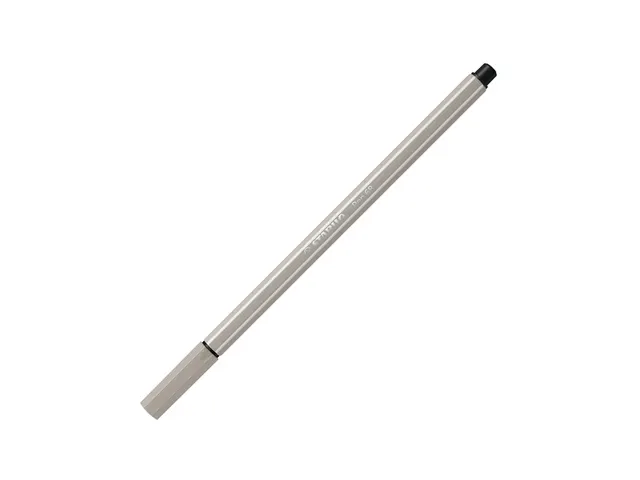 Viltstift STABILO Pen 68/93 medium warm grijs