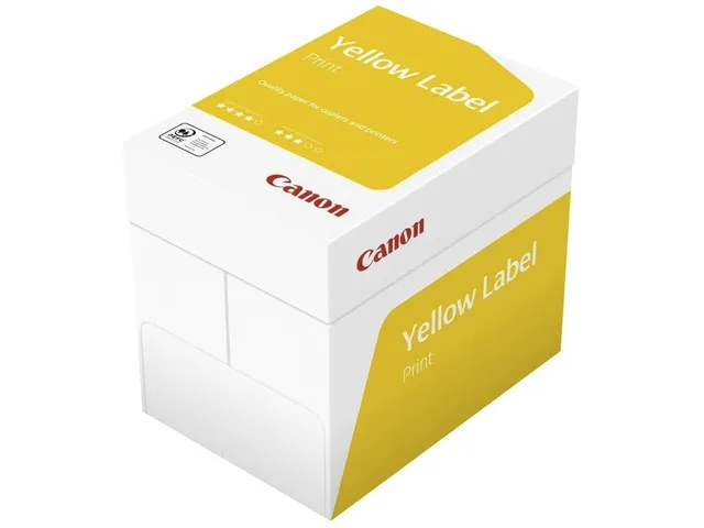 Kopieerpapier Canon Yellow label Copy A3 80gr pak 500vel doos a 5 pak