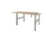 Bureau Assis-debout Dextro Slinger Duo 180x80 honey castello/alu