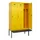 locker met bank,voor scheiding van kleding,HxBxD 2120x1200x815mm,3vak