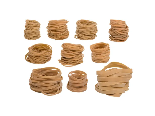 Q-CONNECT elastiek nr. 38 150x3mm 500gr 75% natuurrubber