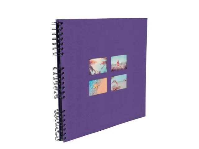 Fotoal Spir 60Zwrt 3 2x32cm MILANO Paarse