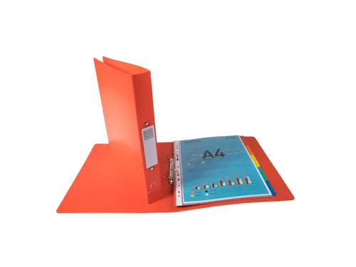 Ringmap PP 1mm OPAK A4+ 2R 30mm rood