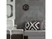 Wandklok Nextime 36cm Gear Clock zwart metaal/glas